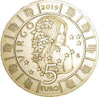 San Marino - 5 Euro 2019 - Segni Dello Zodiaco - Vergine - UC# 223 - San Marino