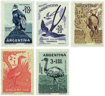 35220 MNH ARGENTINA 1960 PRO INFANCIA. AVES - Unused Stamps