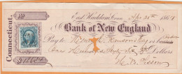 United States Old Check Cheques - Chèques & Chèques De Voyage