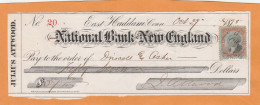 United States Old Check Cheques - Cheques & Traveler's Cheques