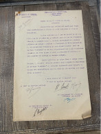 Procès Verbal De Remise De Charge Du Transport Hôpital « Bien-Hoa » 1923 Toulon - Boten