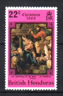 HONDURAS BRITANNICO BRITISH HONDURAS - 1969 - Christmas_22c - MNH Stamp          MyRef:L - Honduras Britannico (...-1970)