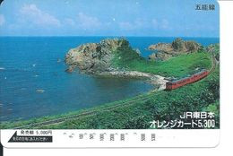 Train Mer Rocher Carte Prépayée Kart Card  (D.93) - Paysages