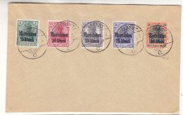 Roumanie - Lettre De 1918 - Oblit Bucuresti - Timbres Allemands Surchargés - - 1ste Wereldoorlog (Brieven)