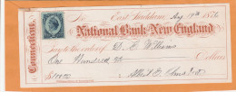 United States Old Check Cheques - Cheques En Traveller's Cheques