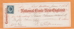 United States Old Check Cheques - Chèques & Chèques De Voyage