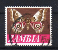 MALAWI - 1968 - Nudaurelia Zambesina - Farfalla Butterfly - Used Stamp          MyRef:L - Zambie (1965-...)