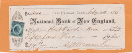 United States Old Check Cheques - Cheques & Traverler's Cheques