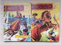 Bd - Zorro - Mensuel N86 Et 87 - Lot De Deux Livres - Paquete De Libros