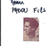 EA30 - VIGNETTE ATHLETIC - NATATION - HENRI PADOU - FORMAT 1.8 X 3 CM - Natación