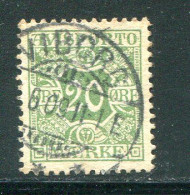 DANEMARK- Timbre Journaux Y&T N°5- Oblitéré - Revenue Stamps