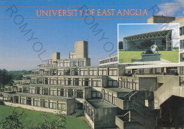 CARTOLINA  NORWICH,NORFOLK,INGHILTERRA,REGNO UNITO-UNIVERSITY OF EAST ANGLIA-STUDENT RESIDENCES U.E.A.-NON VIAGGIATA - Norwich