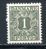 DANEMARK- Timbre Taxe Y&T N°27- Neuf Avec Charnière * - Strafport