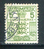 DANEMARK- Timbre Taxe Y&T N°34- Oblitéré - Portomarken