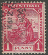 Trinidad. 1909 Britannia. 1d Used. SG 147 - Trinidad & Tobago (...-1961)