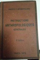 Instructions Anthropologiques Générales - 18 Ans Et Plus