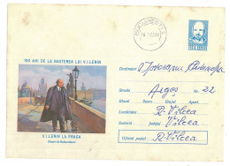 IP 70 - 0515 LENIN To Prague, Romania - Stationery - Used - 1970 - Lenin