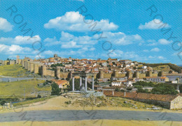 CARTOLINA  AVILA,CASTILLA Y LEON,SPAGNA-LOS CUATRO POSTES Y VISTA GENERAL-NON VIAGGIATA - Ávila