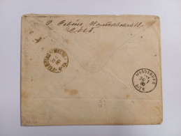 RUSIA TO GERMANY REGISTERED MAIL BAHNPOST LABEL RARE - Sonstige & Ohne Zuordnung