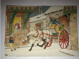 CPSM BARRE DAYEZ 1231 C Illustration Attelage 10x15 Cm - Chevaux