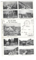 Guerre D'Algerie - Carte-lettre Illustrée -  Dépliant 3 Volets -Alger - Franchise Militaire - Fm - Guerra De Argelia