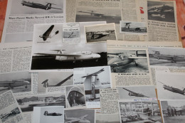 Lot De 53g D'anciennes Coupures De Presse Sur L'aéronef Allemand Rhein Flugzeugbau RW 3 Multoplan - Aviation