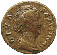 LaZooRo: Roman Empire - AE As Of Faustina Major (+141 AD), Aeternitas - La Dinastia Antonina (96 / 192)