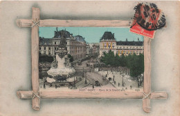 FRANCE - Paris - Place De La République - Animé - Colorisé - Carte Postale Ancienne - Squares
