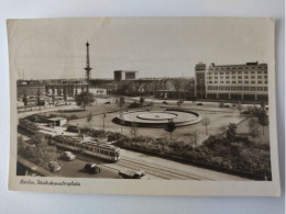 Berlin, Reichskanzlerplatz, Strassenbahn, Funkturm, 1955 - Charlottenburg