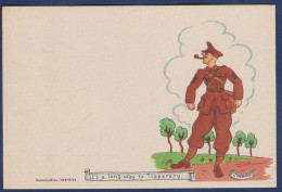 CPSM WWII Militaria Guerre Par Paul François Morvan 9,3 X 14 Satirique Angleterre - Pin-Ups