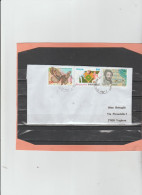 Italia Rep. 2024 - Busta X L'interno Affrancata Con 3 Stamps - 2021-...: Marcophilia