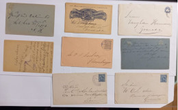 1890 CIRCA NICARAGUA POSTAL STATIONERY GROUP - Nicaragua