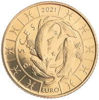 San Marino - 5 Euro 2021 - Segni Dello Zodiaco - Pesci - UC# 239 - San Marino