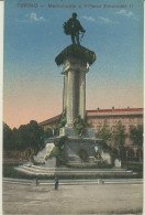 TORINO -MONUMENTO A VITTORIO EMANUELE II -F.P. - Lugares Y Plazas