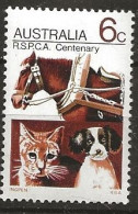 Australia 1971 Animals, Horse, Cat, Dog MI  468 MNH - Mint Stamps