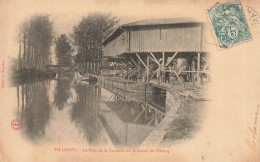 Villenoy * 1904 * Péniche Batellerie * Le Port De La Sucrerie Sur Le Canal De L'ourcq * Péniches Barge Chaland - Villenoy