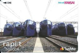 JAPON Train RAPI-T Rail Carte Prépayée Karte Card  (D.58) - Trains