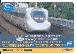 JAPON Train Rail Carte Prépayée Karte Card  (D.57) - Trains