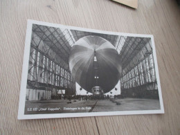 CPA Zeppelin Dirigeable Graf Zeppelin Einbringuen In Die Halle - Luchtschepen