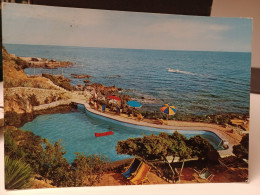 Cartolina S.Felice Circeo Prov Latina Piscina E Scogliera 1964 - Latina