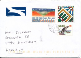 South Africa Cover Sent Air Mail To Germany 2009 Topic Stamps - Briefe U. Dokumente