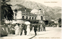 MONACO -- MONTE CARLO --  CPA --  Café De Paris - Cafes & Restaurants