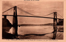 CPA - PLOUËR S/RANCE - Pont Suspendu Sur La Rance Au Port St Hubert - Edition Furet - Plouër-sur-Rance