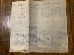 07 RUOMS PLAN GARE CHEMIN DE FER VALLON PONT D ARC - Autres Plans