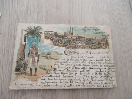 CPA Egypte Précurseur Litho Le Caire 1896 - Cairo