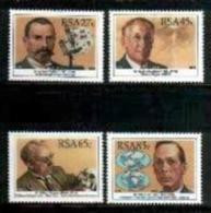 REPUBLIC OF SOUTH AFRICA, 1991, MNH Stamp(s) Scientists,  Nr(s.) 825-828 - Ungebraucht