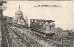 FRANCE - Paris - Montmartre - Basilique Du Sacré Cœur Et Funiculaire - Carte Postale Ancienne - Other & Unclassified