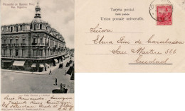 ARGENTINA 1903 POSTCARD SENT FROM BUENOS AIRES - Lettres & Documents