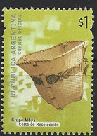 Argentina 2008 Culturas Cultures Collecting Basket 1$ Permanent Issue MNH Stamp - Nuovi