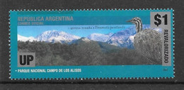 Argentina 2018 Surcharged Revalorizado Alisos Fields $1 MNH Stamp - Unused Stamps